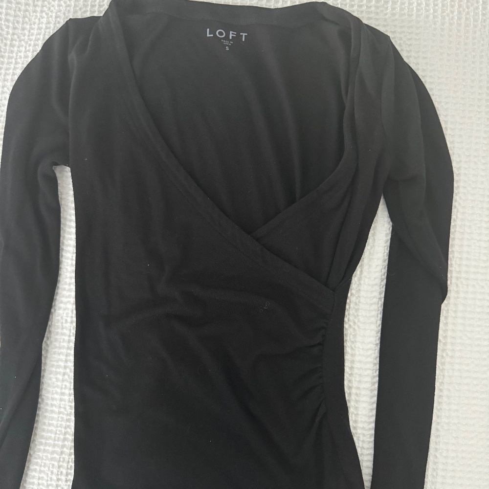 loft black sweater